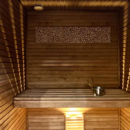 Private Family With Sauna, Hot Tub, Playground And Outside Lounge Area Villa