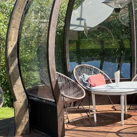 Private Family With Sauna, Hot Tub, Playground And Outside Lounge Area Villa