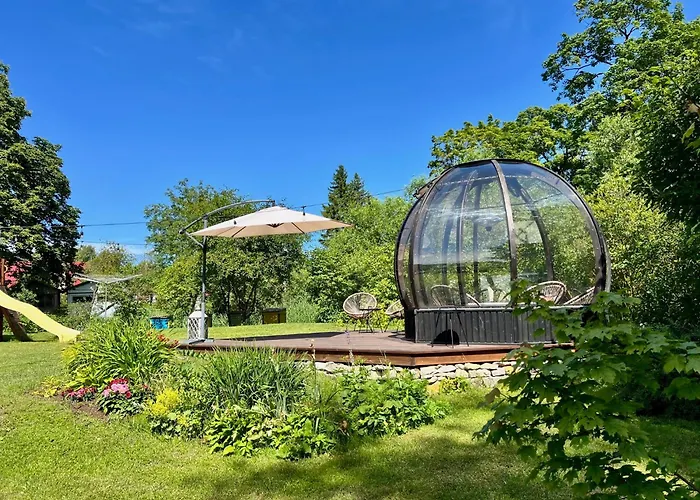 Private Family With Sauna, Hot Tub, Playground And Outside Lounge Area * Pärnu